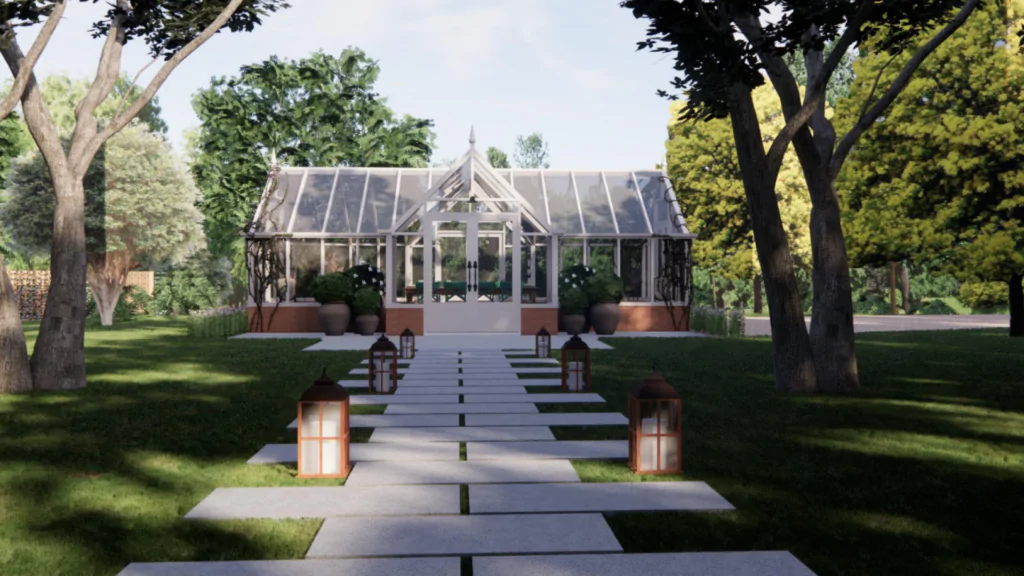 Projeto do caminho para a Capela - Villaggio Di Pietra